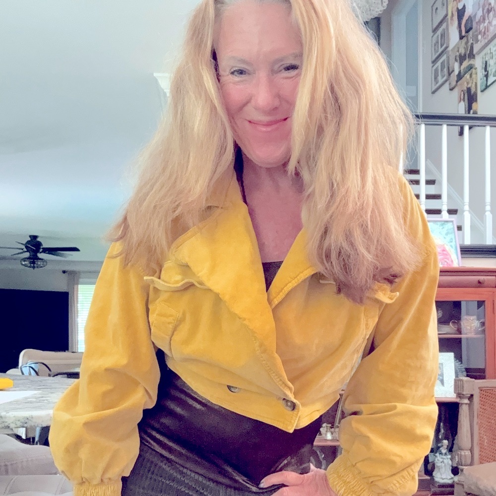 We The Free Mustard Corduroy Soft  Jacket